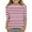 Pink, variant on Items Shirt for Girls 14-16 Crewneck Shirt for Girls 3/4 Sleeve Blouse Plus Size Striped Shirts Y2k Top for Girls 9-10