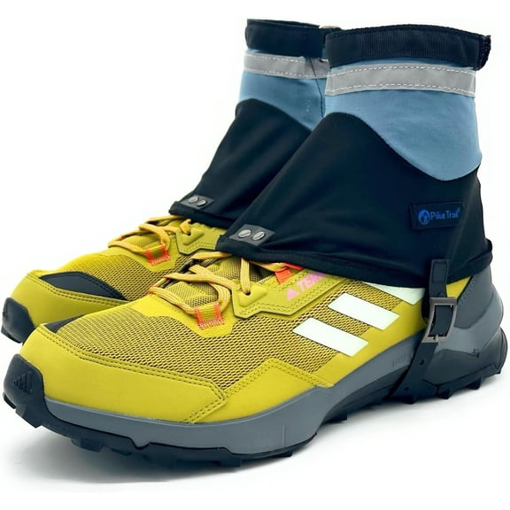 Pike Trail Ankle Gaiters for Running - Low Cut Shoe Protectors for Women and Men - Covers Your Ankles and Guards Against Debris from Entering Your Shoes
