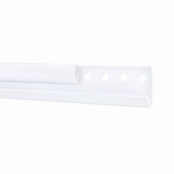 FreedomRail 42 In. White Horizontal Hanging Rail with Cover 7913454211