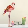 thumbnail image 3 of Northlight Textured Tropical Flamingo Decoration - 21.5" - Pink, 3 of 3