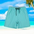 thumbnail image 2 of Gubotare Swim Trunks Boys Swim Trunks Summer Beach Quick Dry Swimsuit Bathing Suit Size 8-9T (Green,8-9 Years), 2 of 5