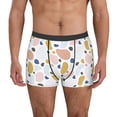 thumbnail image 4 of Wukai Geometric Spots Print Men’s Underwear Breathable Boxer Briefs,&nbsp;Moisture Wicking & Breathable-Medium, 4 of 7