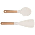 thumbnail image 2 of 2Pcs Convenient Rice Spoons Silicone Rice Paddles Household Rice Spatulas Kitchen Accessory, 2 of 6