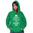 thumbnail image 3 of Vintage Keep Calm Video Game On Nerd Hoodie Sweatshirt Women Men Brisco Brands S, 3 of 6