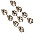 thumbnail image 4 of 10 piezas de diamantes de imitación para coser, cristales, botones brillantes, decoración para manualidades, ropa, zapatos, bolsas (0,71 x 0,75 pulgadas, forma de gota marrón claro), 4 of 8