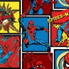 Marvel Cotton Spiderman Squares Fabric, per Yard