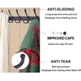 thumbnail image 2 of Perchero de pared de acero inoxidable resistente, de metal, para abrigos, sombreros, toallas, bolsos, batas, vestíbulo, baño y entrada, 2 of 6