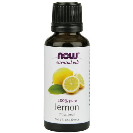 NOW Essential Oils, Lemon Oil, Cheerful Aromatherapy Scent, Cold Pressed, 100% Pure, Vegan, (Best Uses For Lemon Essential Oil)