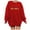 Red, variant on Women'S Sweatshirt Long Sleeve Sweatshirt for Women Long Sleeve Pullover Tops for Women Black Sweatshirt for Woman Cute Winter Outfits for Women Trendy Clothes