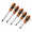Orange, variant on Orange 5-Piece Phillips Head Set, 5*75mm 6*100mm 6*125mm 6*150mm 6*200mm