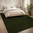 thumbnail image 3 of ODIKA 8'x10' Olive Green Deep Abstract Design Washable Area Rug Contemporary Pattern with Dots Durable, Non-Slip for Living Room, Under Sectional, Family, 3 of 7