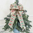 thumbnail image 5 of Dmlowu Christmas Tree Topper Bows - Christmas Bows Tree Topper for Xmas Tree, Handmade Christmas Tree Toppers Bows for Holiday Party Christmas Decorations, 5 of 6