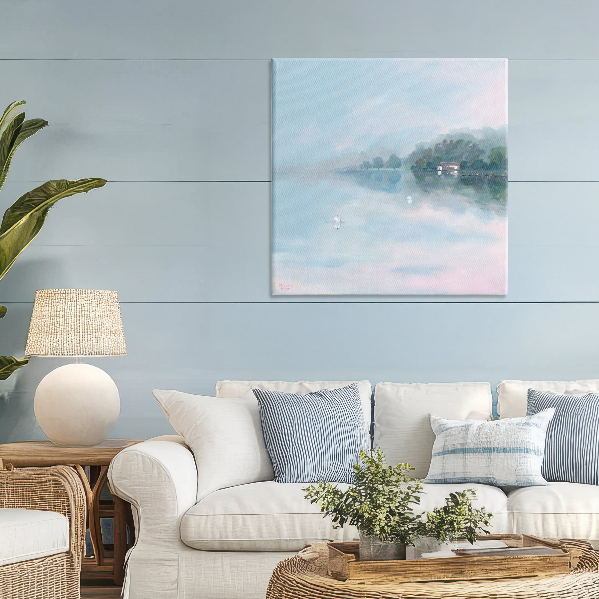 Stupell Industries Morning at Lake Windermere Canvas Wall Art, design by Meredith Howse