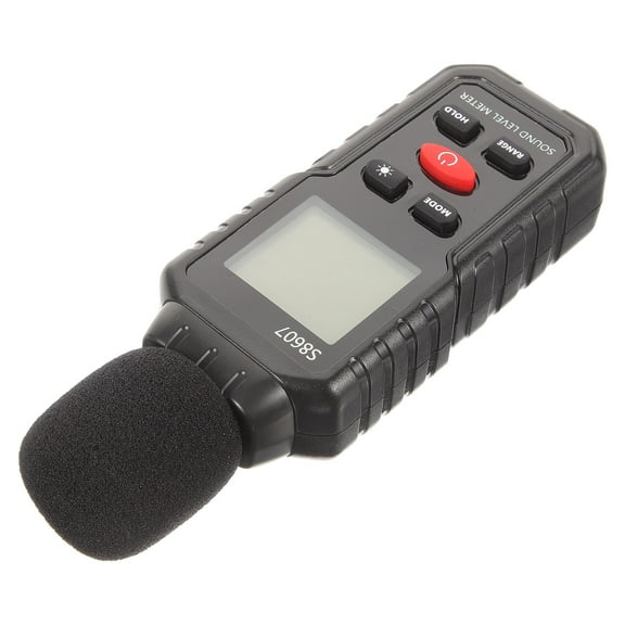 Portable Decibel Meter S8607 Sturdy and Durable Sound Level Number Plastic