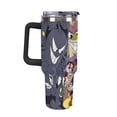 thumbnail image 4 of The Cuphead Show 40 Oz Tumbler With Handle And Straw, Stainless Steel Vacuum Travel Mug, Double Wall Vacuum Insulated Tumbler With Lid, Water Bottle for Gifts Party Office Coffee, 4 of 8