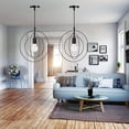 thumbnail image 2 of Round Pendant Light High Brightness Pendant Light, E27 Pendant Light, For Office Kitchen Bedroom Coffee Shop, 2 of 8