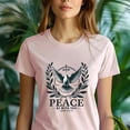 thumbnail image 5 of Christian Dove Graphic T-Shirt Peace Be With You John 20:19, Gold, Size 2XL, 5 of 6