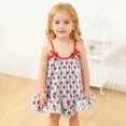 thumbnail image 2 of NIEWTR Robe d'Été pour Tout-Petite Fille, Bébé Fille, Accent Nœud, Sans Manches, Robe de Plage, Tenue de Piscine (Bleu Pâle, 4-5 Ans), 2 of 9