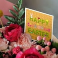 thumbnail image 3 of 3drose, Happy Easter Grass Words, Bunnies, Eggs, Chicks Flowers, Peach, 12 Greeting Cards with Envelopes, 3 of 7