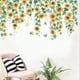 thumbnail image 3 of Injueey Adhesivo de pared de flores, interesante, para interiores, bricolaje, PVC, autoadhesivo, cinta de fondo, calcomanías de plantas, accesorio de Decoración del hogar Injueey HA077499-00B, 3 of 6