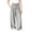 Gray, variant on Ashirexll Girls Pants Solid Color Drawstring Elastic Waist Cargo Wide Leg Pants with Pockets Lightweight Quick Dry for 5-14 Years