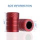 thumbnail image 4 of Tapones para válvulas de neumáticos CKAuto, aluminio anodizado rojo, 4 unidades, 4 of 6