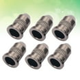thumbnail image 4 of 6pcs Guitar String Caps Mounting Buckle Through Body Ferrules Bushing Parts Guitar Accessories GE25 Black, 4 of 8