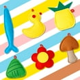 thumbnail image 4 of Legendog 6PCS Felt Cat Toys Duck Fish Pineapple Cat Catnip Toys Flower Kitten Chew Toys Cat Wand Refill, 4 of 10