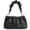 Black, variant on Cloud Pouch Bag Women Handbag Soft Vegan Leather Hobo Chain Bag