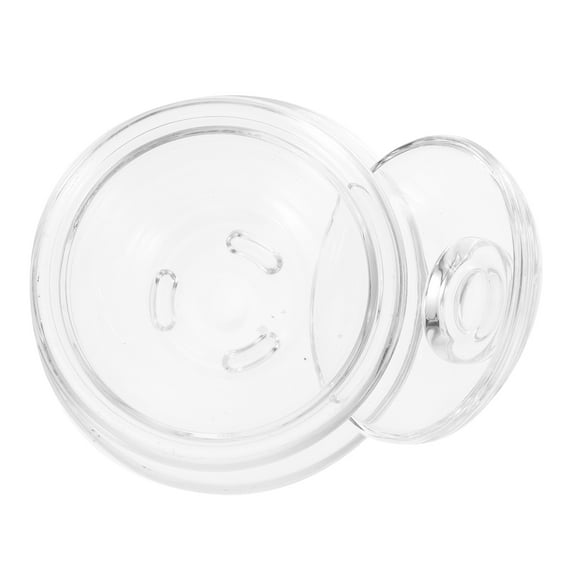 NIAIZEK Transparent Glass Bowl with Lid Set for Home Use, Salad, Dessert, Kitchen Storage, Microwave Safe