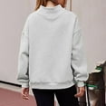 thumbnail image 7 of Tawop Sweatshirts for Women Women Casual Loose Turtleneck Long Sleeve Pullover Blouse Sweatshirt, 7 of 7