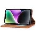 thumbnail image 3 of For iPhone 15 Plus PU Leather Phone Case Magnetic Closing Stand Wallet Cover, 3 of 5