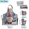 thumbnail image 3 of Dwarf Toy and Snow 5 Pcs Kitchen Set Heat Resistant Oven Mitts and Non-Slip Pot Holders with Adjustable Cooking Apron, 3 of 6