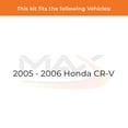 thumbnail image 2 of MAX Advanced Brakes - Brake Kit For 2005-2006 Honda CR-V| Carbon Ceramic Brake Pad and Rotor Kit Front and Rear| Daily Driving OE Replacement Brake Rotors, 2 of 9