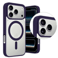 thumbnail image 4 of Funda Transparente con Color PÚRPURA Compatible con MagSafe para iPhone 17 Pro, Protección Antigolpes Ultrafina, TPU + Silicona Resistente, 4 of 6