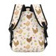 thumbnail image 4 of Easygdp Chicken Family Mochila Ergonómica Versátil para Laptop - Múltiples Bolsillos, Correas Ajustables, Unisex para Escuela, Viajes y Actividades al Aire Libre-One Size, 4 of 5
