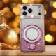 thumbnail image 5 of Estuche magnético con purpurina para iPhone 17 Pro Max, con MagSafe, con brillantes y soporte, de lujo, para cámara y a prueba de golpes, 5 of 6