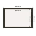 thumbnail image 2 of Amanti Art White Cork Board Framed Accent Bronze Narrow Bulletin Board 40 in. x 28 in., 2 of 8