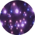 thumbnail image 1 of Ahgly Company Machine Washable Indoor Round Transitional Dark Orchid Purple Area Rugs, 3' Round, 1 of 7