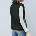 thumbnail image 5 of Tanhomme Women's Fleece Lined Vest,Lightweight Warm Soft Vests Outerwear Sleeveless Jacket For Winter Women's Plus Size Color Block Plush Sweatshirt Zipper Loose Blouse Warm Coat Vest Tanks, 5 of 7