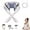 Beige, variant on Noxa Massager, Noxa Neck and Shoulder Massager, Shoulder and Neck Massage Three Modes of Adjustment, Easy to Carry, A Good Choice for Gifts (Beige)