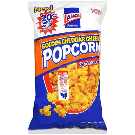 Lance Freshness Golden Cheddar Cheese Popcorn, 5.5 oz