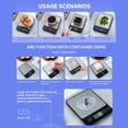 thumbnail image 3 of Suspended kitchen scale, Digital Kitchen Scale, 1g/0.01oz High Precision Precisely Measures Grams and Ounces for Baking and Cooking, Digital Scale for Food,Cooking, Baking, Weight Loss, 3 of 8