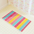 thumbnail image 2 of Mainstays Kids Rainbow Stripe Bath Rug, 32 in x 20 in, 2 of 6