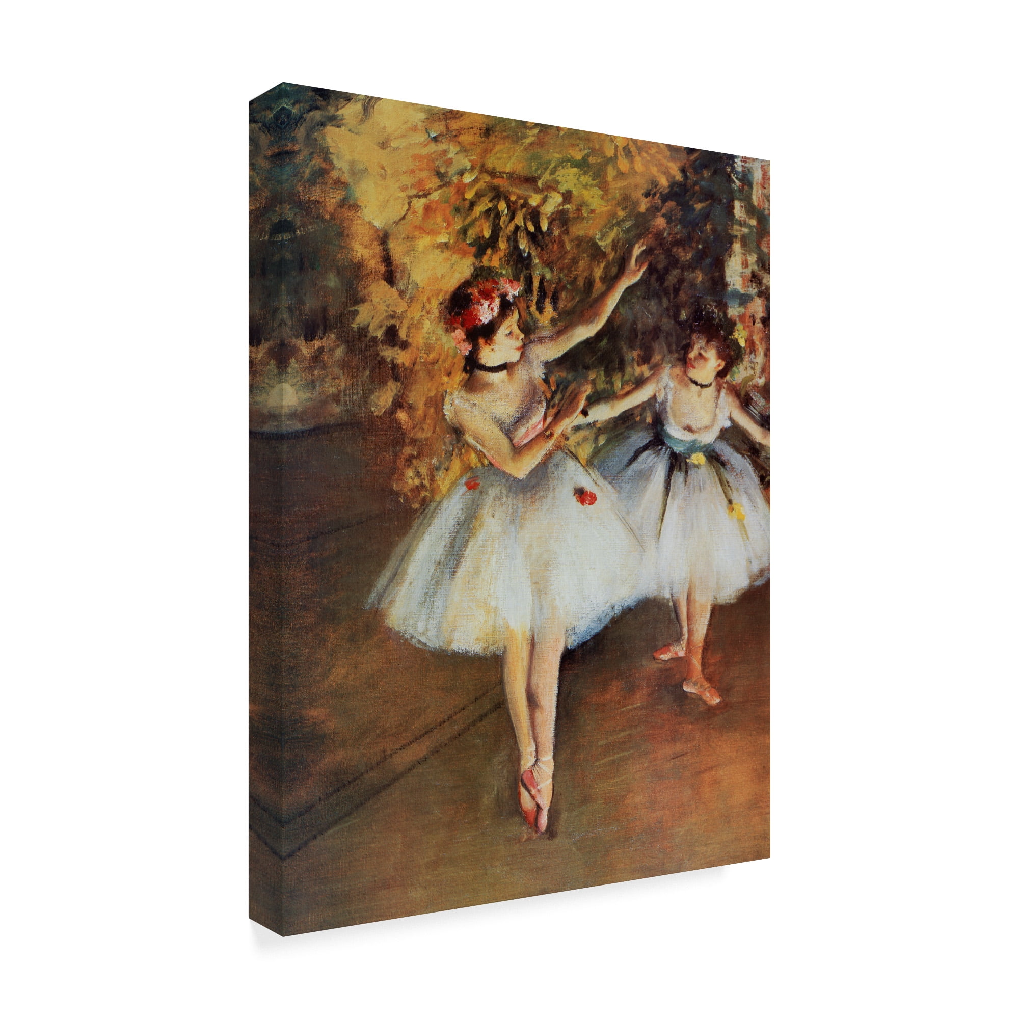 Trademark Fine Art 'Two Dancers On Stage' Canvas Art by Masters Collection