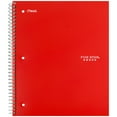 thumbnail image 7 of Five Star Spiral Notebook + Study App, 3 Subject, Wide Ruled, 8" x 10.5", Fire Red, 7 of 7