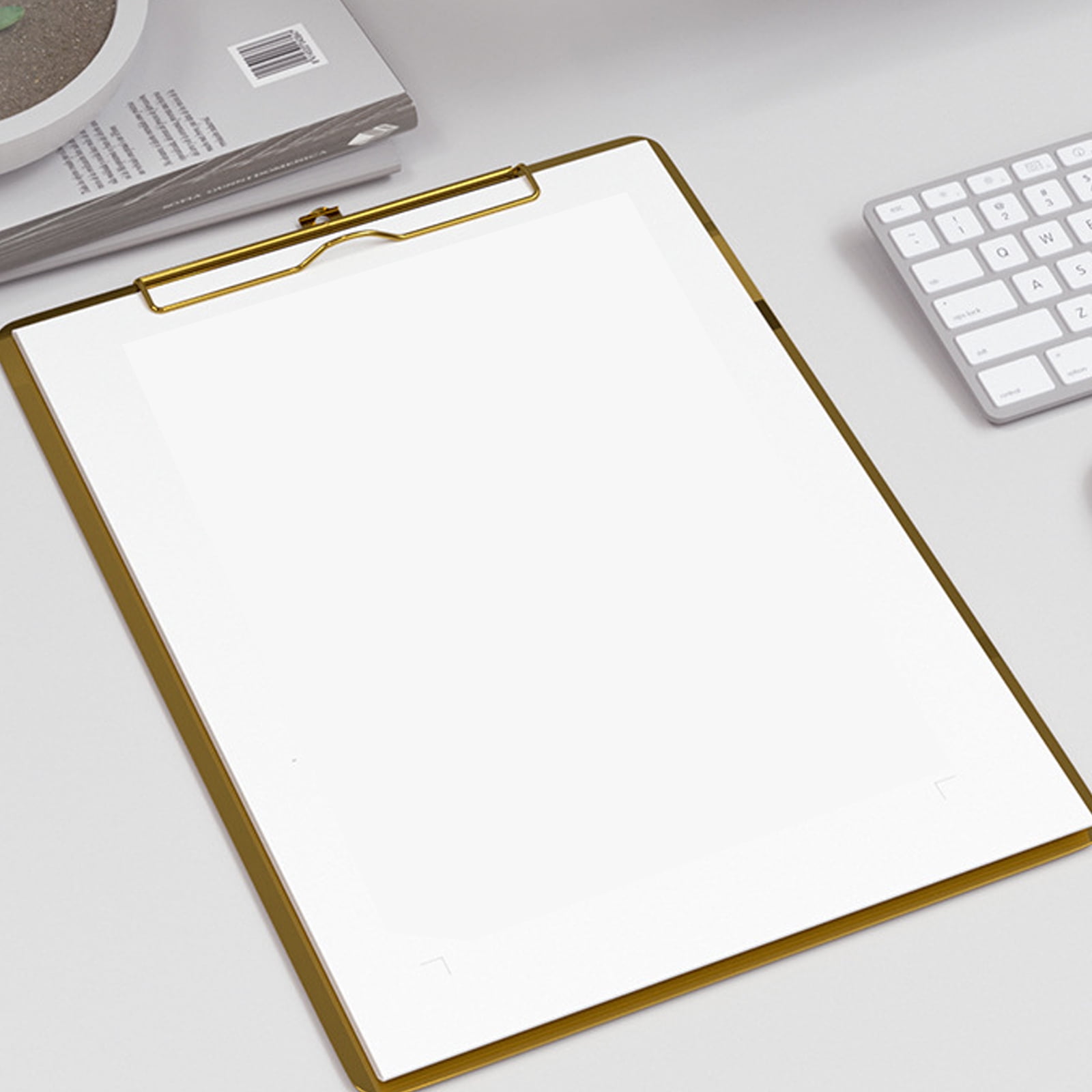 Heavy Duty Stainless Steel Clip Board Document Organiser Clipboard With Strong Grip For Presentation Sheet File Storage