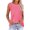 Pink, variant on Langwyqu Summer Sleeveless Solid Color Women Crew Neck Casual Tank Tops