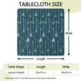 thumbnail image 2 of Colorful Floral Print Tablecloth with Stretch Fit for 36 Inch Square Bohemian Style Table Decor, 2 of 6