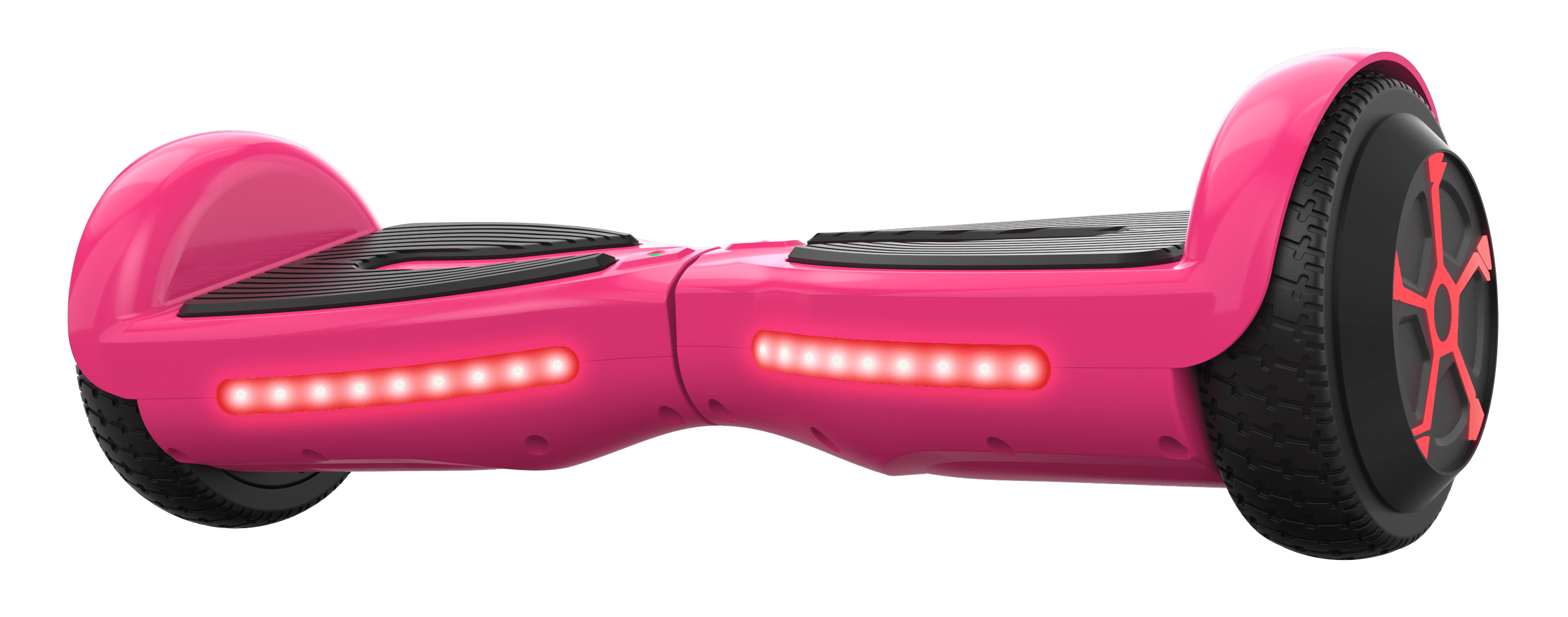 Voyager Hover Flow Pink Hoverboard with Lights for Kids Ages 5+